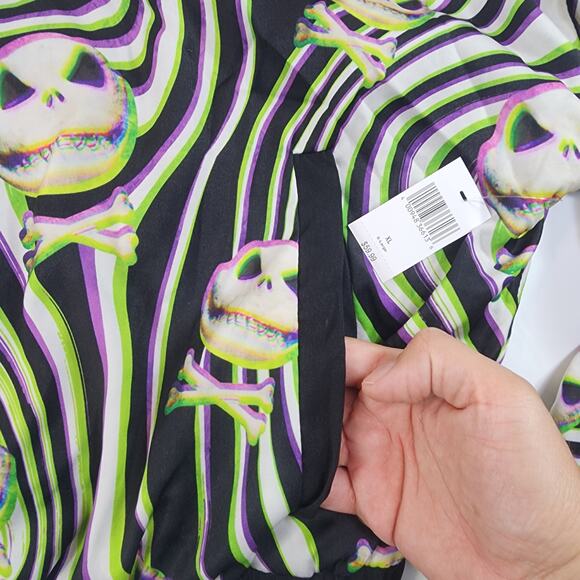 Disney Jack Skellington All Over Print Jacket(XL) and Pant(M) Set - Picture 6 of 13